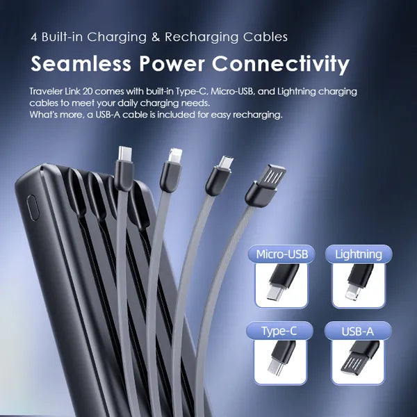 Power Bank Oraimo Traveler Link 20 --20000mAh 12W