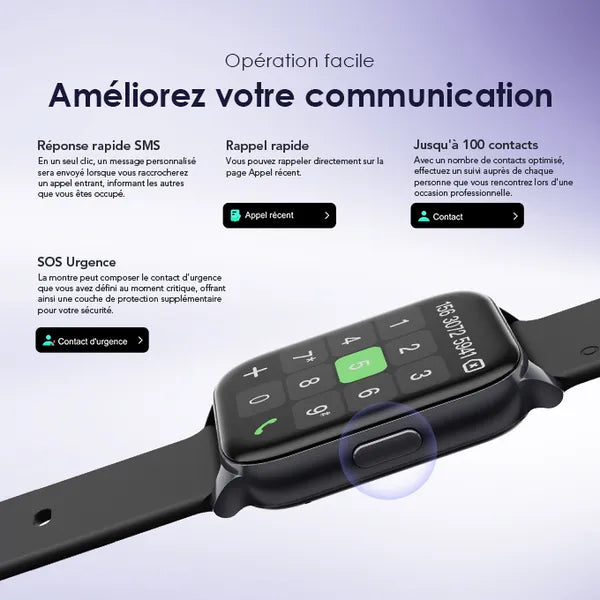 Montre Oraimo Watch 4 Plus 2.01″ HD IP68 Montre intelligente