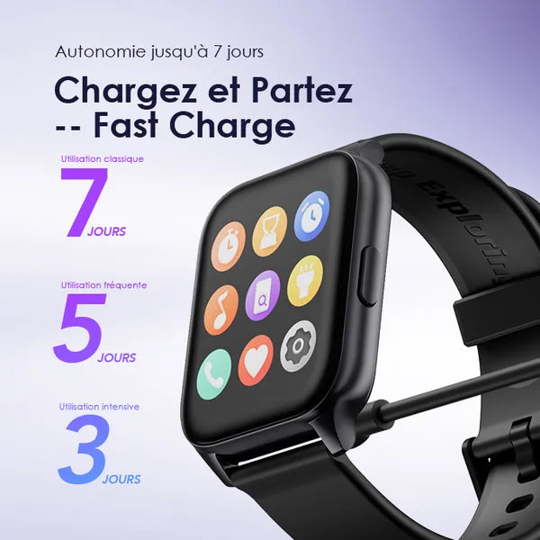 Montre Oraimo Watch 4 Plus 2.01″ HD IP68 Montre intelligente