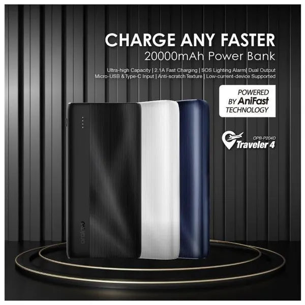 Power Bank Oraimo Traveler 4 --20000mAh 12W