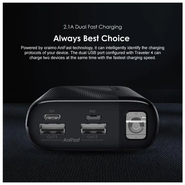 Power Bank Oraimo Traveler 4 --20000mAh 12W