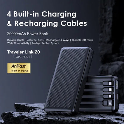 Power Bank Oraimo Traveler Link 20 --20000mAh 12W