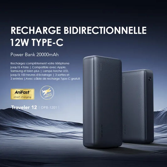 Power Bank Oraimo Traveler 12--20000mAh 12W
